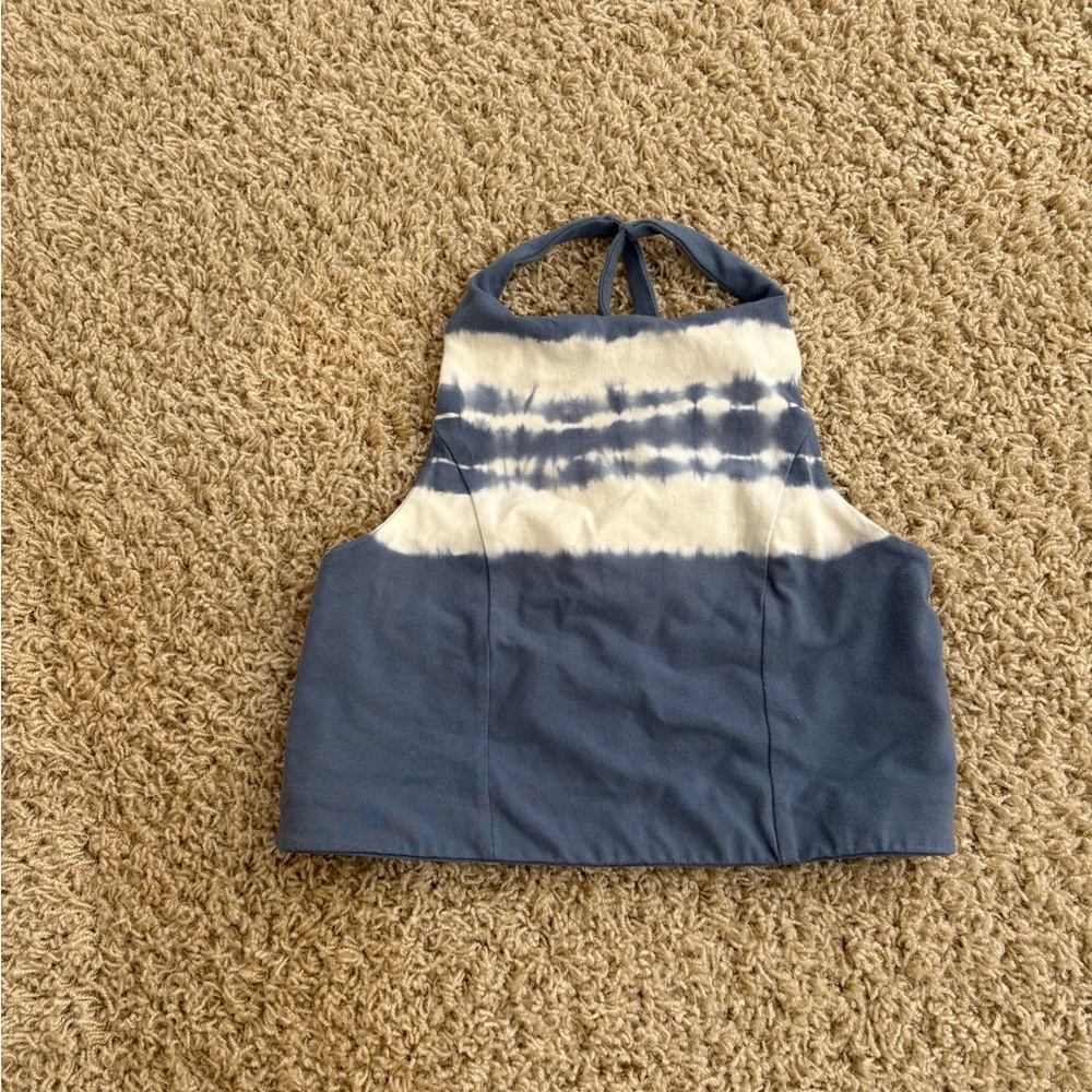 Aerie Soft Blue Lounge Top